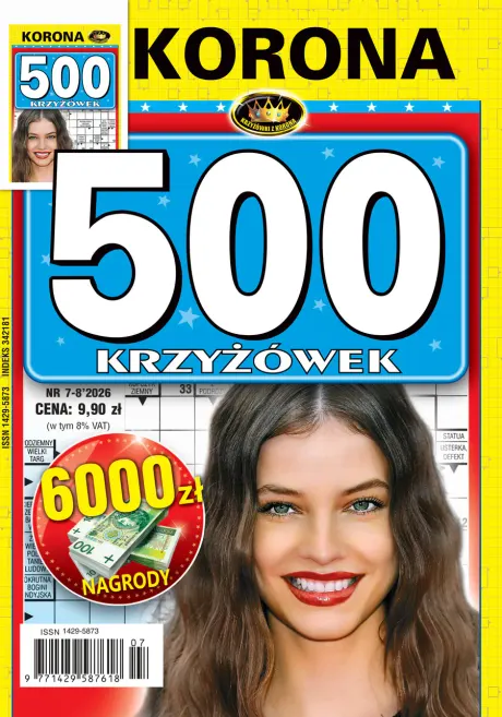 Okładka — 500 Krzyżówek